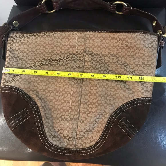 Authentic Coach purse size 13” length and 11”width - Picture 2 of 7